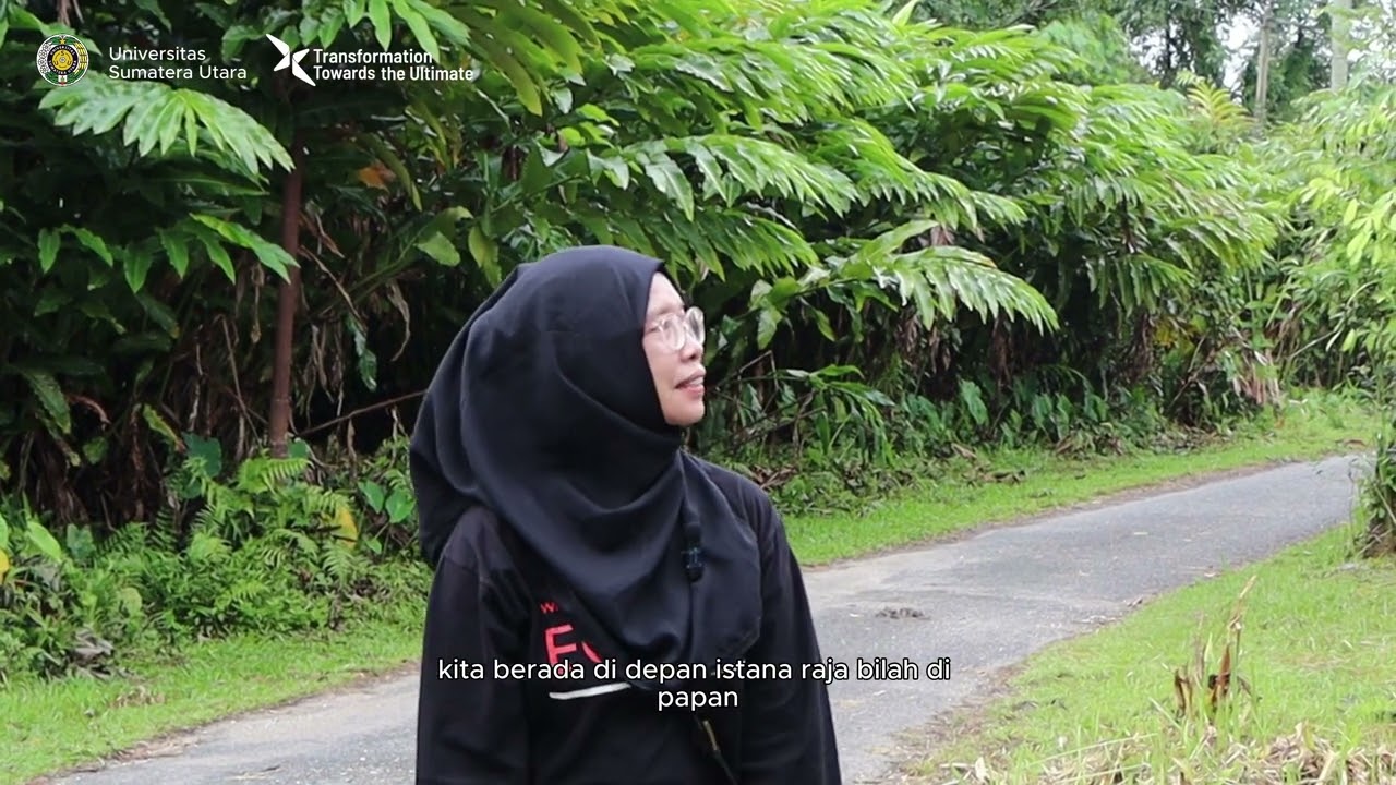 Tim program pengabdian internasional di Rumah Besar Raja Bilah